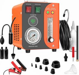 Automotive Smoke Machine EVAP Leak Tester with Air Pump Pressure Gauge & Flow Meter