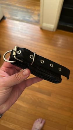 Black heavy duty dog color nylon
