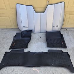 Land Rover Range Rover Floor Mats WEATHER TECH and WINDSHIELD SUNSHADE original $100 For Everything 