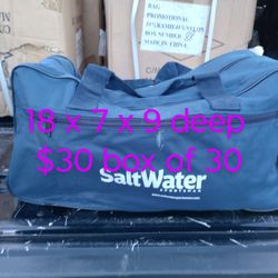 Saltwater Duffel Bag Brand New 18x7x9
