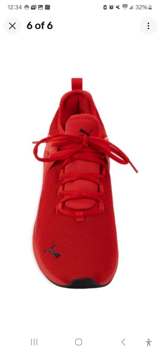 Red Classic PUMA Sneakers Size 10.5