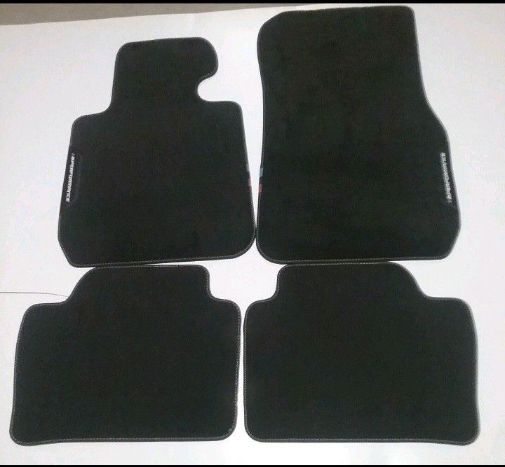 New OEM 2012-2019 BMW F30 3 Series M Performance Black 4PC Mats Set (contact info removed)5198