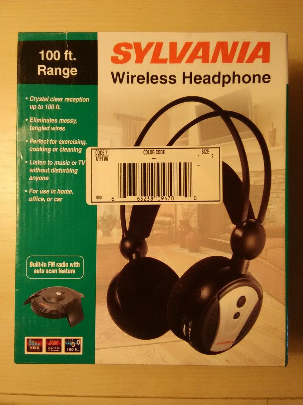 Sylvania Multi-Function Wireless Headphones
