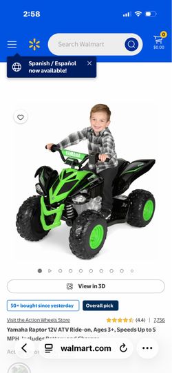 Raptor kids motorcycle