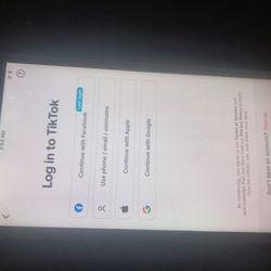 iPhone 6s Plus, Tiktok And Cap Cut Installed