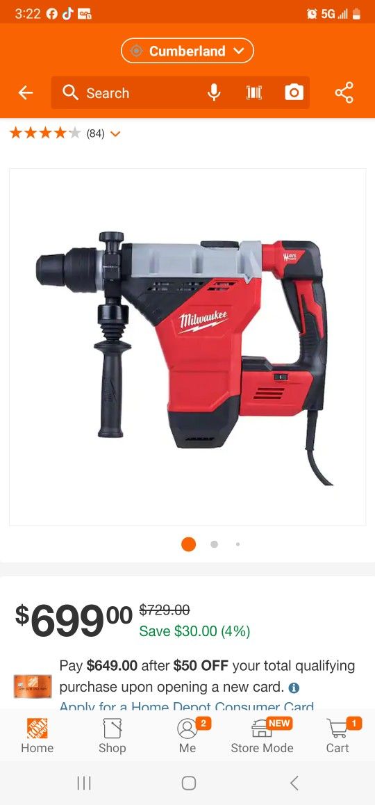 Milwaukee Hammer Drill