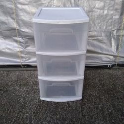 Sterilite 3 Drawer Plastic Storage Container.