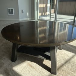 Ethan Allen “Sherman” Copper Top Coffee Table