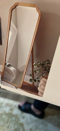 Full Length Floor Mirror Wood Frame