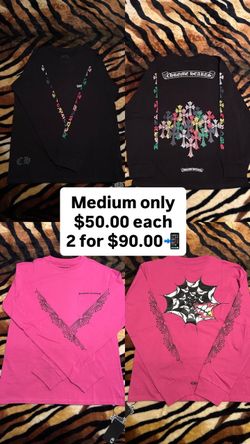 Chrome Hearts Long Sleeve T-Shirts Medium