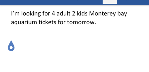 Anybody got monterey bay aquarium tickets for tommorow