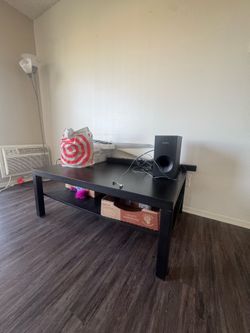 Black table