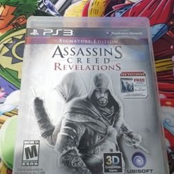 Assassin's Creed Revaluations PS3/PlayStation 3 (Read Description)