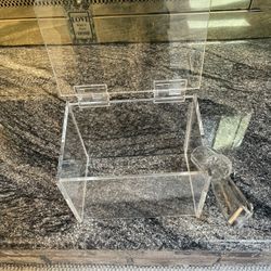 Bulk Food. Small Plastic With Hinges And  Scoop  