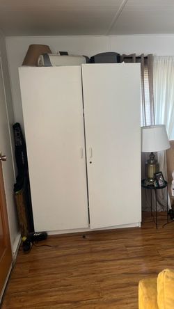 White cabinet
