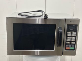 Panasonic Programmable Countertop Microwave Oven, 1000 Watts, 0.8 Cu. Ft., Stainless Steel: 120V, 60 Hz Commercial microwave