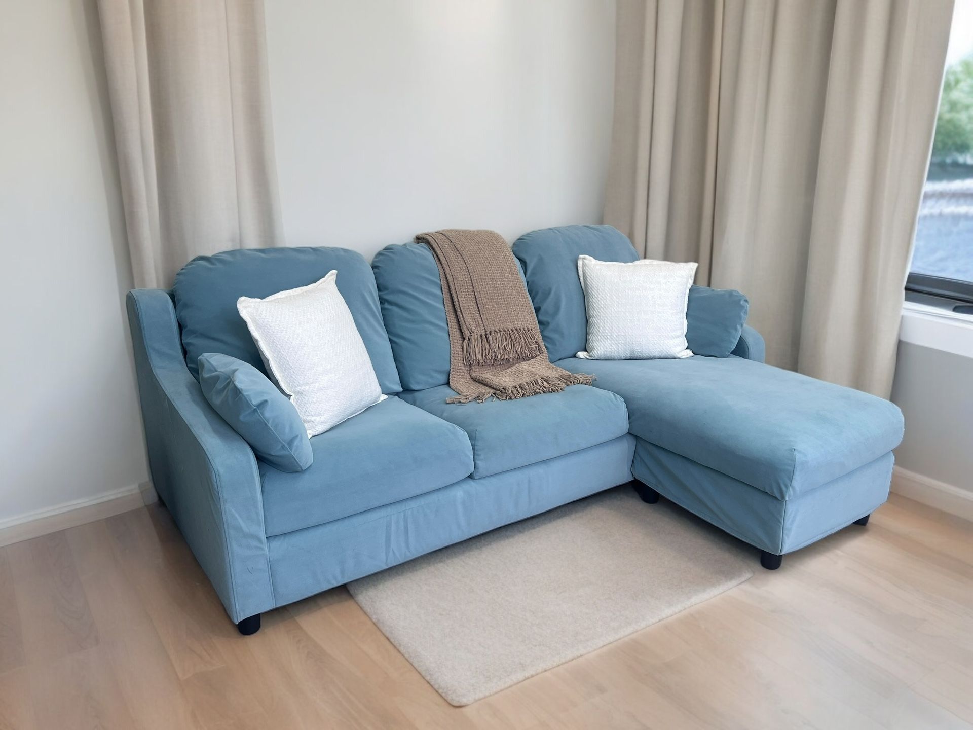 Blue Vinliden Sectional Couch from IKEA 🛋️  Free Delivery & Financing Available! 🚚