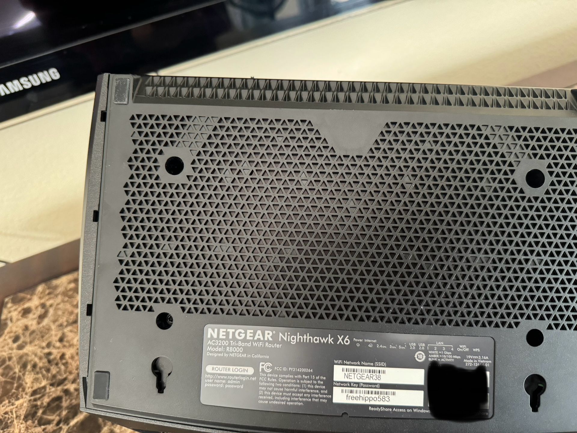 Netgear Nighthawk X6  Router 40 Obo
