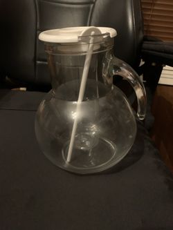 Italian Bormioli Rocco Kufra glass pitcher