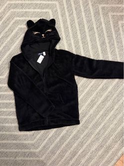 Cat & Jack Size 16 Jacket Cat Hoodie / Floral shorts
