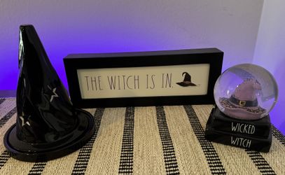Rae Dunn Witch Halloween Set 💜🖤