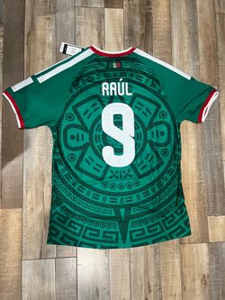 Mexico Home World Cup Jersey, #9 Raúl