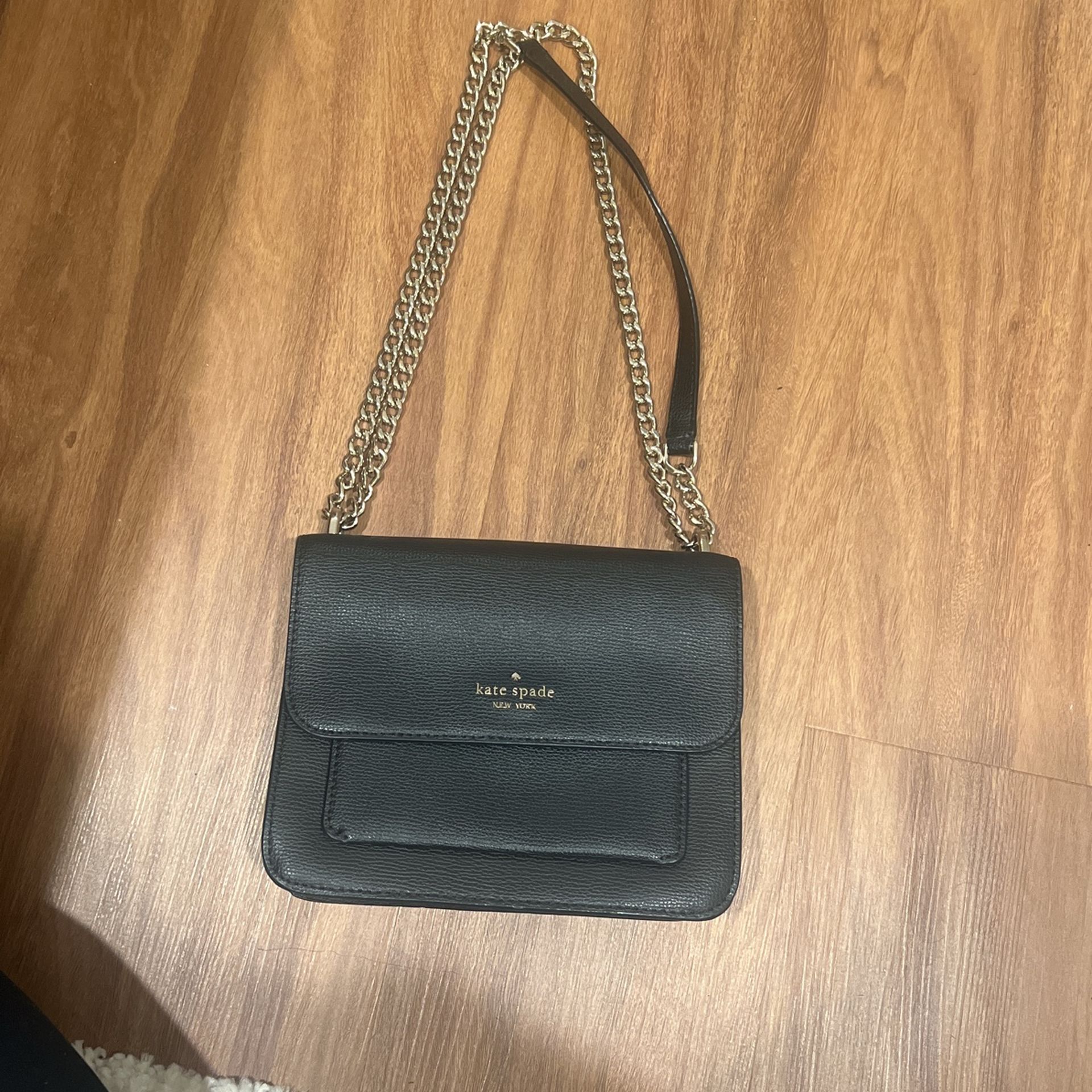 Black Kate Spade Leather Purse Shoulder Bag