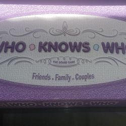 BRAND NEW who Knows Who Board Game