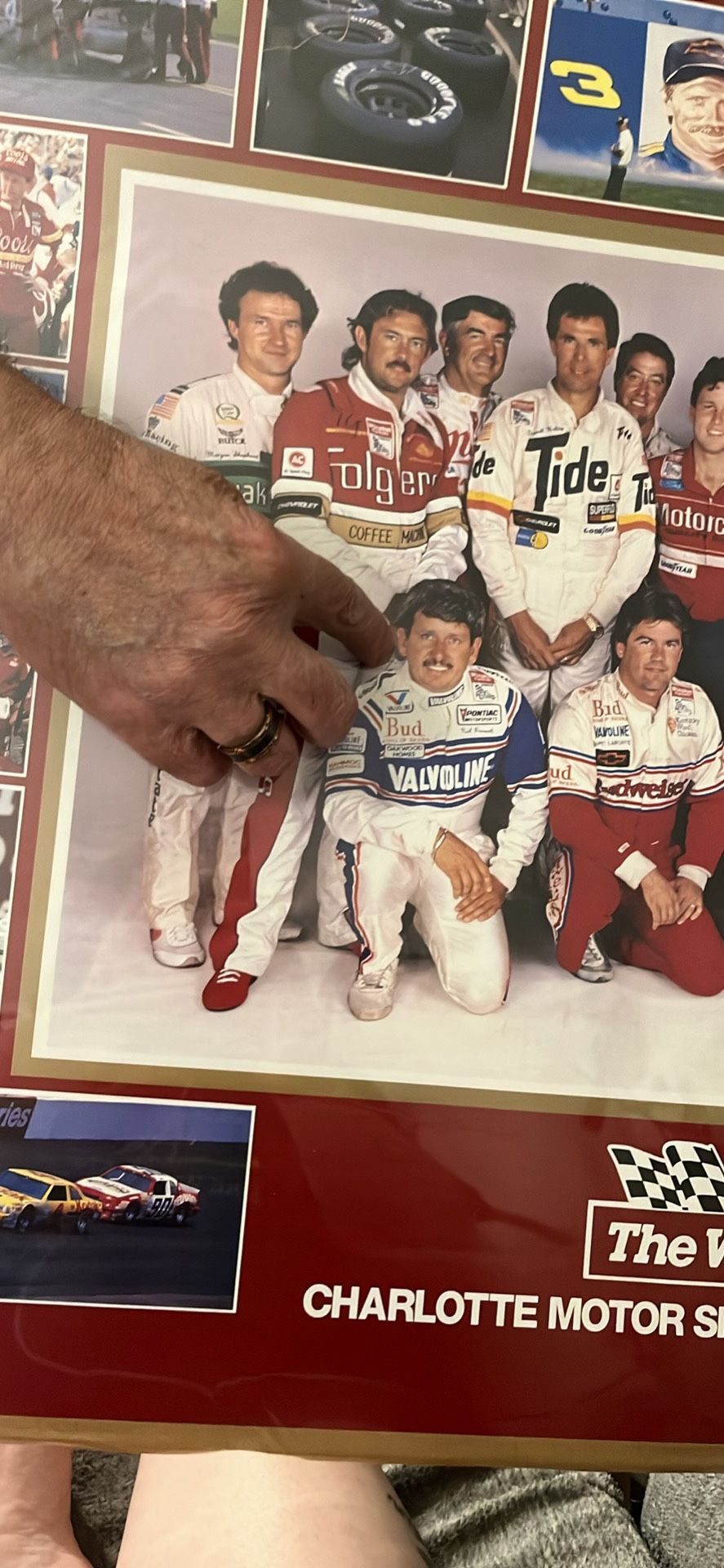1987 Winston Cup Poster Very Collectible