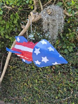 Custom Stars and Stripes USA 4th of July Rocket Piñata Pinata