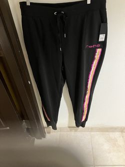 Brand New Women’s Black Bebe Sport Joggers Size 2X