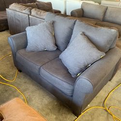 Grey Loveseat Couch “WE DELIVER”