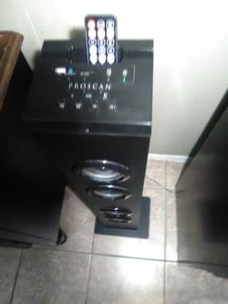 Proscan bluetooth cheap tower speaker