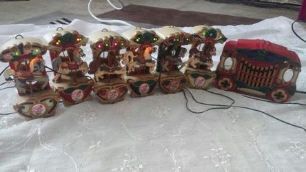 Vintage carousel ornaments