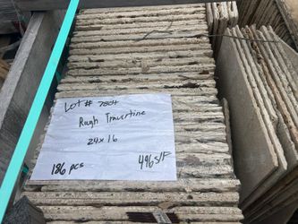 Lot#7804 Rough Travertine 24x16