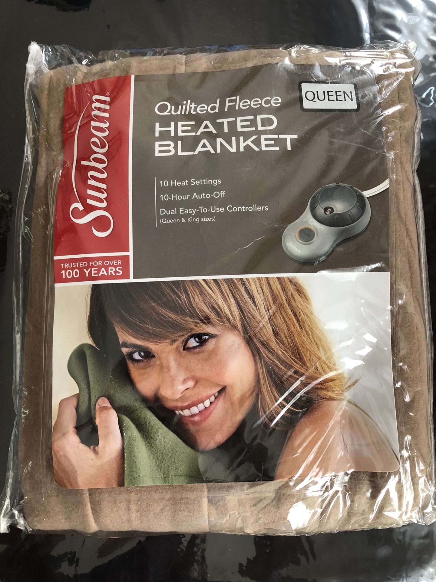 Sunbeam™ Quilted Fleece HEATED BLANKET