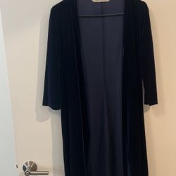 Blue Velvet Cardigan 
