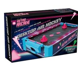 Retro Arcade Desktop Air Hockey
