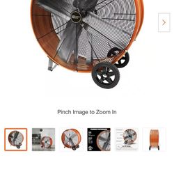 30 in. Heavy Duty 2-Speed Direct Drive Drum Fan