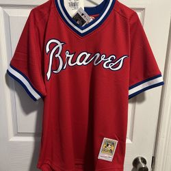 atlanta braves jersey size XL 