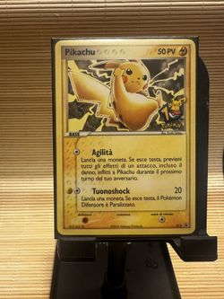 Pokemon Pikachu #012 Journey Across America 10th Anniversary Promo Card Italian Language