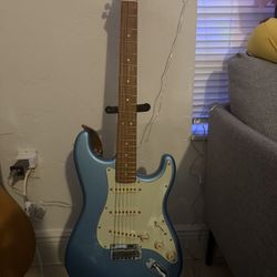 For Sale: Mint Condition Fender Player Plus Stratocaster (Opal Spark) & Fender Mustang Micro Headphone Amp Bundle!