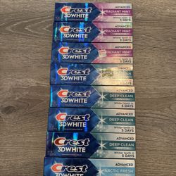 Brand New Crest Toothpaste All For ($20)(Cash Only)(price Is Firm) 
