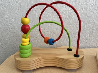 Hape Double Wooden Bead Maze (Montessori)