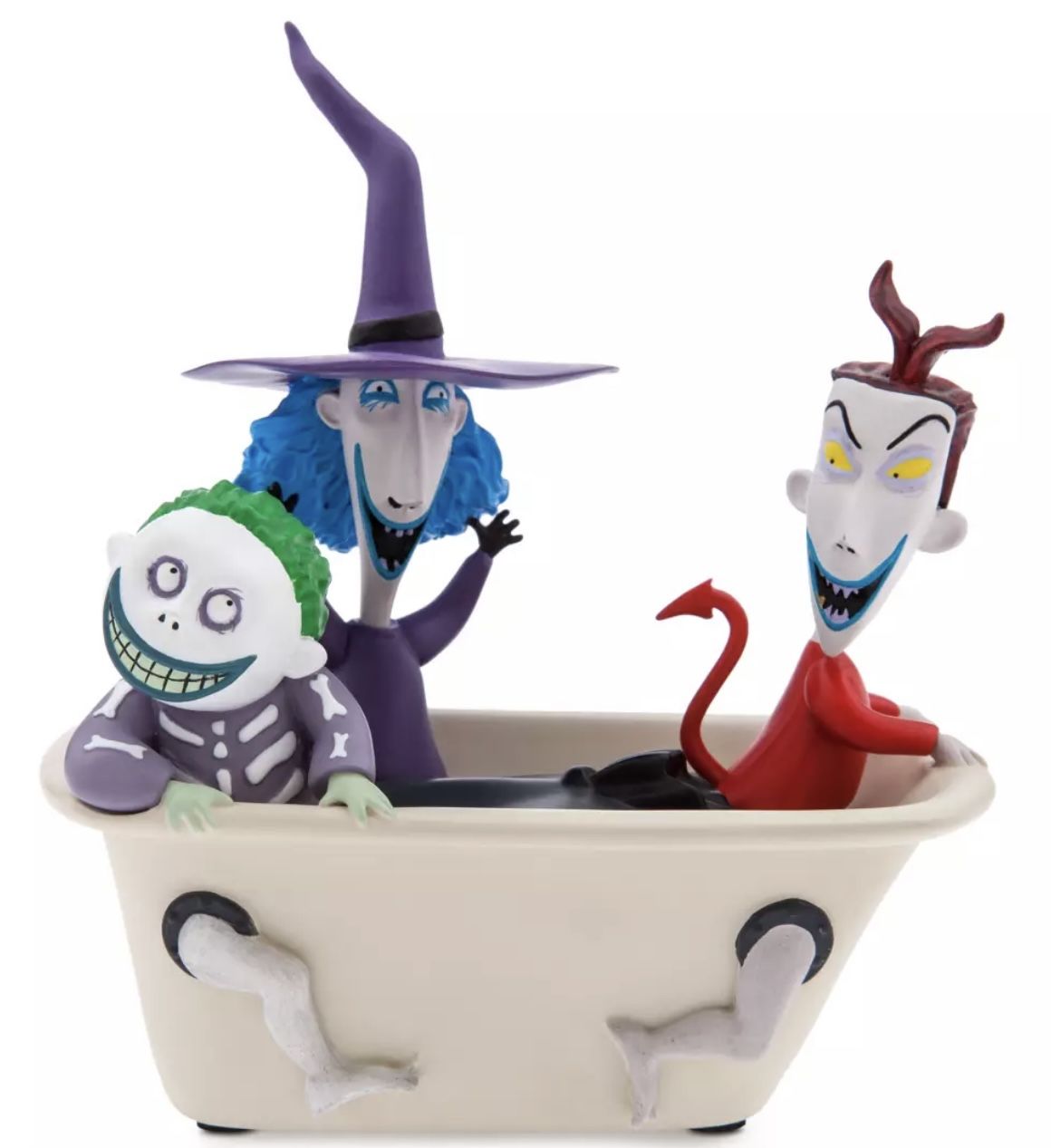Nightmare Before Christmas Lock Shock Barrel Resin Figure Disney Park Store🏰