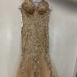 Champagne Prom Dress