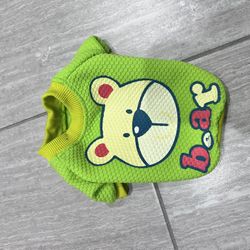 Lime Green Dog shirt 