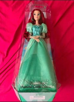 Disney Parks Diamond Castle Collection Limited Edition Ariel Doll