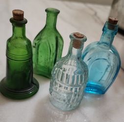 REDUCED Vintage Mini Medicine Bottles