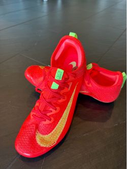 Nike Zoom Superfly Elite 2 Track Sprint Spikes Crimson Lime Blast Mens 8